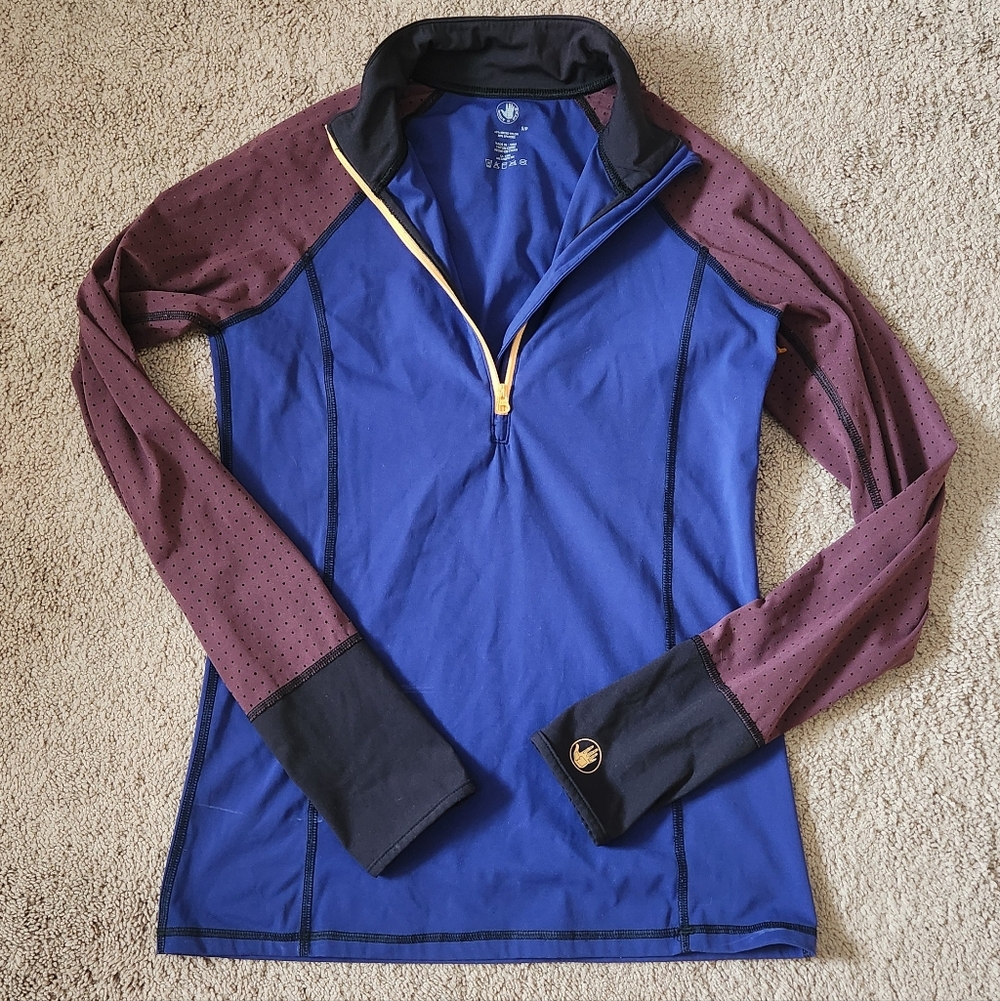 Body Glove UPF Rashguard Tamarindo Jacket Quarter Zip Nylon Waterproof S